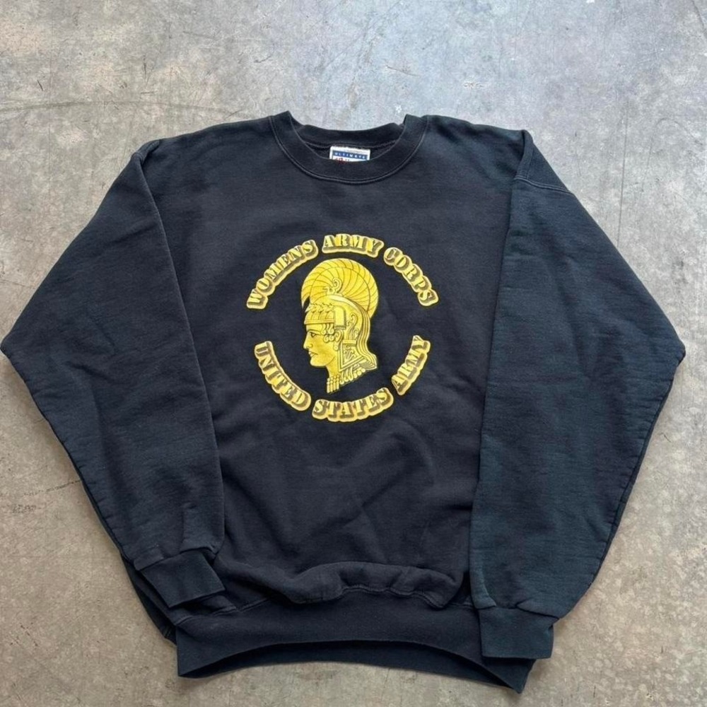 Vintage United States Army Womens Army Corps Crewneck Size Medium